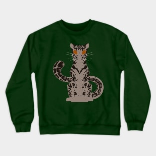 Minimalist Clouded Leopard Crewneck Sweatshirt